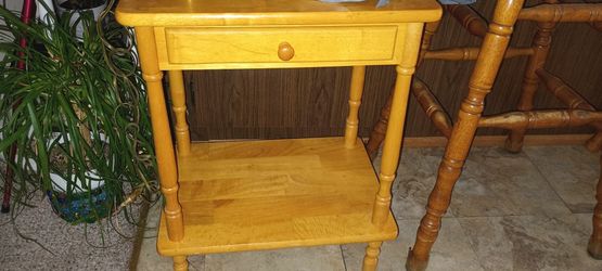Side Table With Small Drawer