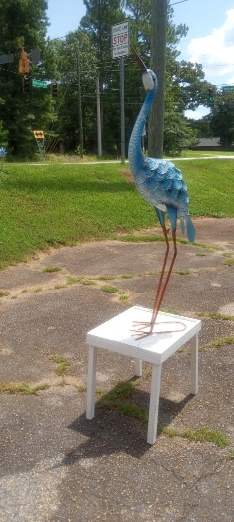 New 3ft Tall Garden Crane High Quality Masterpiece Very Detailed