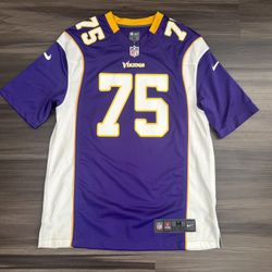 Nike Minnesota Vikings Matt Kalil #75 NFL On Field Game Home Jersey Men’s Medium  100% authentic. Good condition.   This product is a Nike Minnesota V