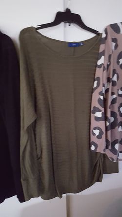 Olive color longer top