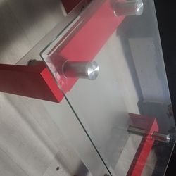 Glass Table (Red)