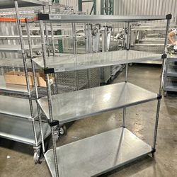 Uline Solid Metal Shelves Heavy Duty Warehouse Racks