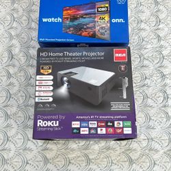 Home Theatre Projector and Screen