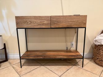 Modern Console Table with Storage Drawers