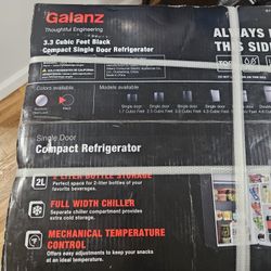 Galanz Compact Refridgerator NEW IN BOX