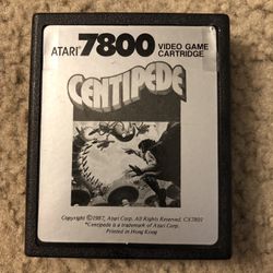 Atari 7800 Centipede Game 