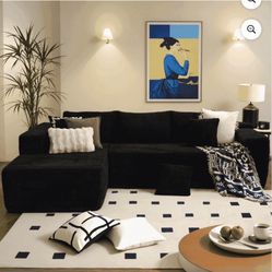 Black Couches Very Soft 