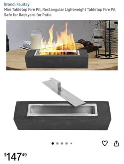 Rectangular Mini Take It Fire Pite . Indoor /outdoor