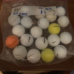 20 Hit Away Golf Balls