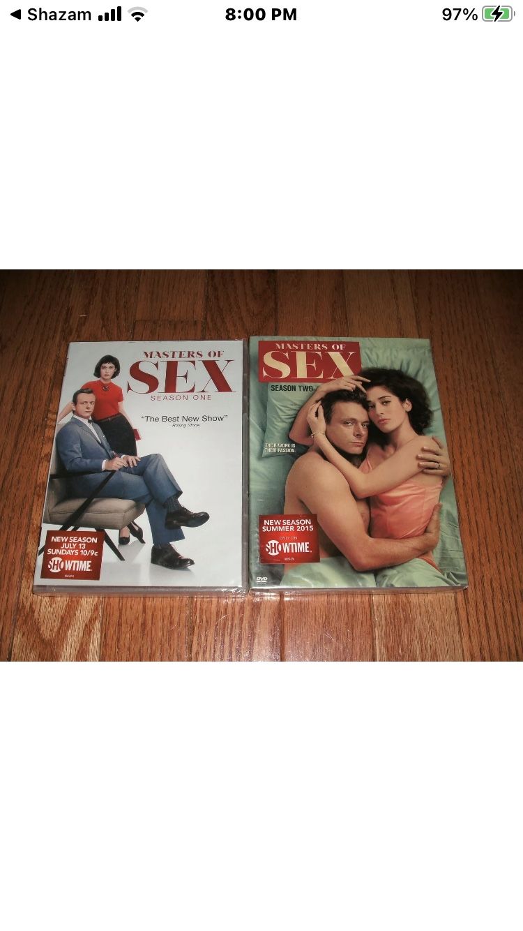 HBO Series “Masters Of Sex” DVD Season 1 + 2