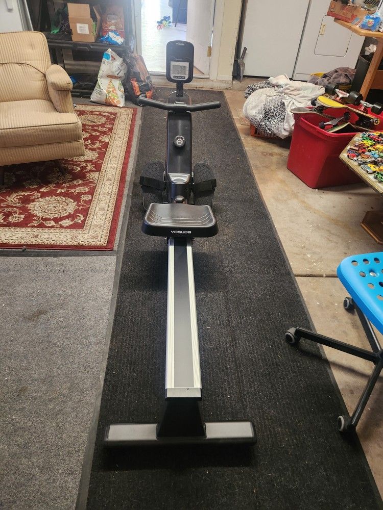 Rower Row Rowing Machine Workout Equipment  Cardio New