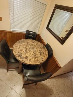 Granite Table And Chair Set