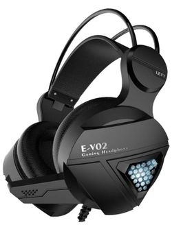 ✅Xbox One Headset with Microphone for PC Gaming Headset Computer USB Headset with Microphone Wired Noise Cancelling Headphones with Microphone LED Li