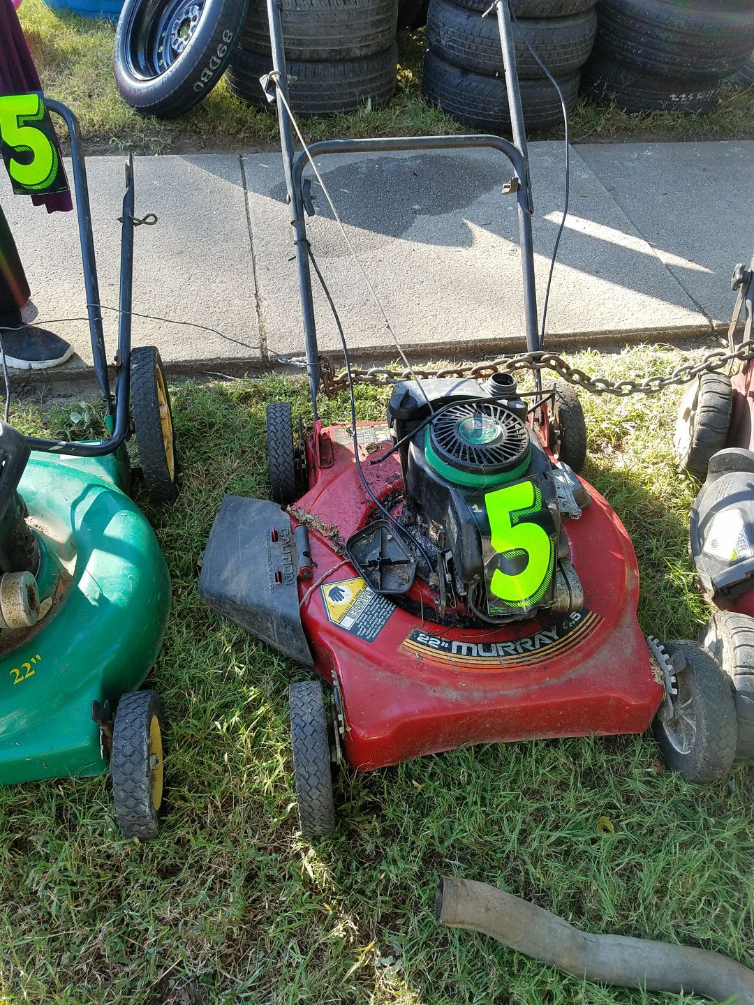 6 Mowers All for $100