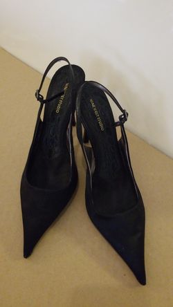 NINE WEST STUDIO BLACK EVENING SHOES SIZE 10