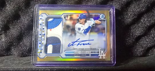 2026 Bowman Chrome Alex Freeland gold Patch Auto /50