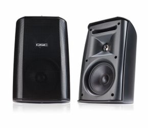 NEW IN BOX QSC AD-S52 ACOUSTICDESIGN 5.25 INCH 2 WAY WALL MOUNT LOUDSPEAKER - PAIR (DISCONTINUED)