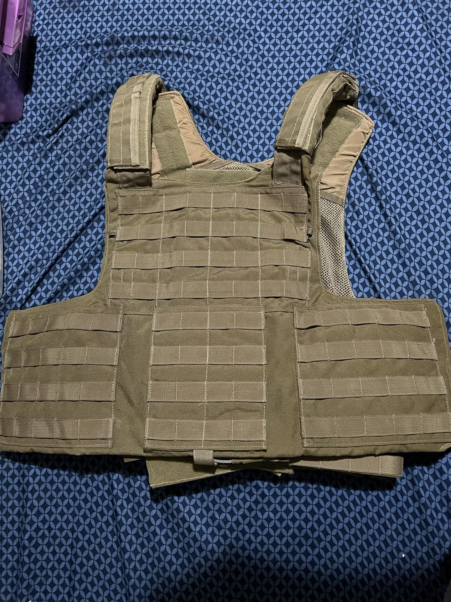 Marine Corp Issued Flack Jacket With Level III Plate Armor