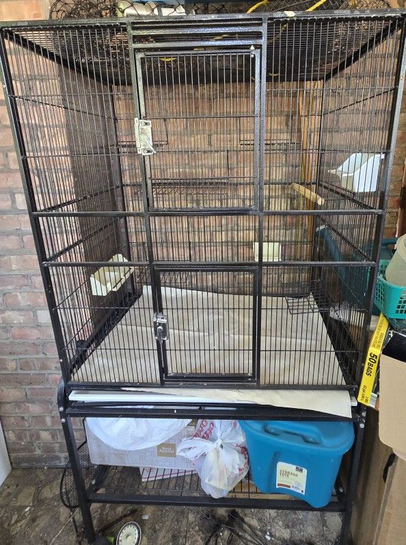 Bird Cage With Accessories