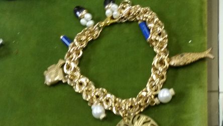 Gold plated bangle bracelet