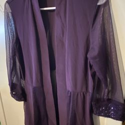 Purple Sequin dress