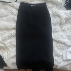 Miu miu black pencil skirt