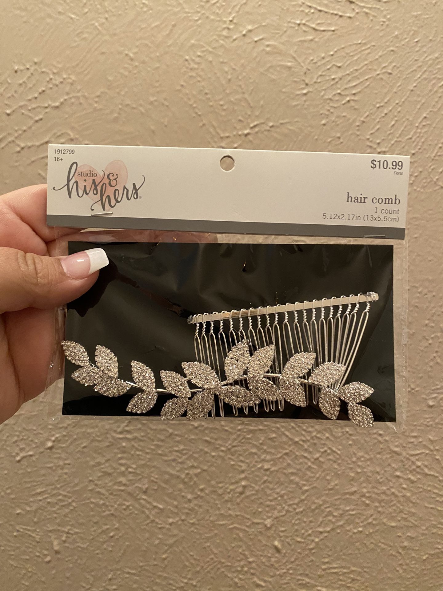 Silver Hair Comb 