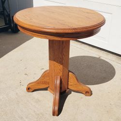 Vintage Wood Side Table 