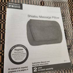 Homemedics Shiatsu Massage Pillow In Box Barely Used