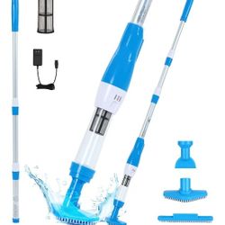 YSMJ
4 in 1 Cordless Rechargeable Small Pool Vacuum spa hot tub 90 Mins Running Time, 12 Gallons/Min Powerful Suction