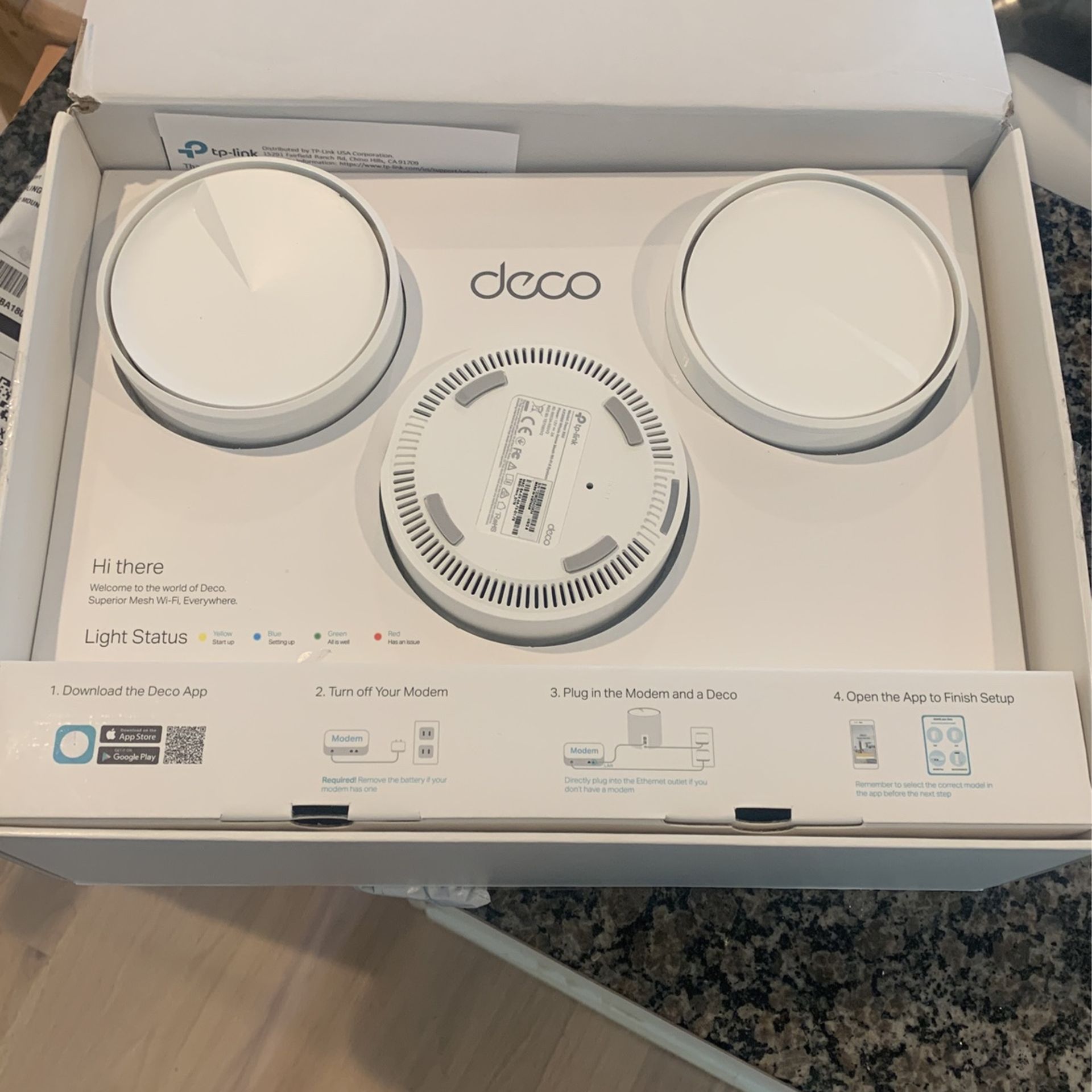 Deco X60 3 Pack Whole Home Mesh System