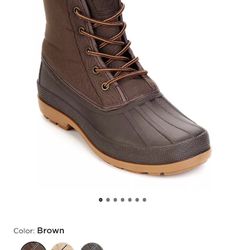 Polar Range Mens Blast Duck Toe Boot Size 11 Brown