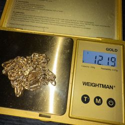 14k solid gold chain