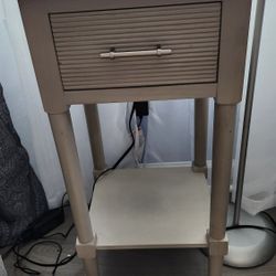 2 Grey Square End Tables