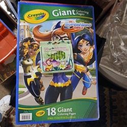 New Giant DC SUPER HERO GIRLS Coloring Book