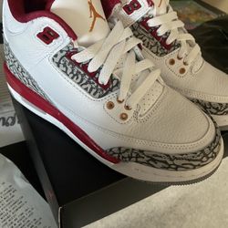 Jordan 3 Retro Cardinal Red