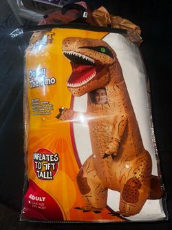Spirit Halloween Inflatable T-Rex Dinosaur Costume Adult