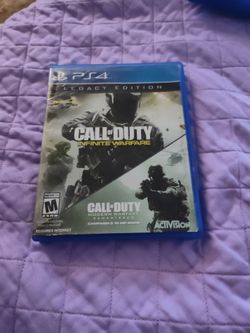 Call of duty infinite warfare /call of duty modern warfare remastered