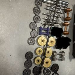 Weight Plates Dumbbells And Bars Package Deals