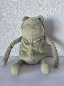 Rare Jellycat Fergus Frog Plush Green Heritage Collection Limited Edition