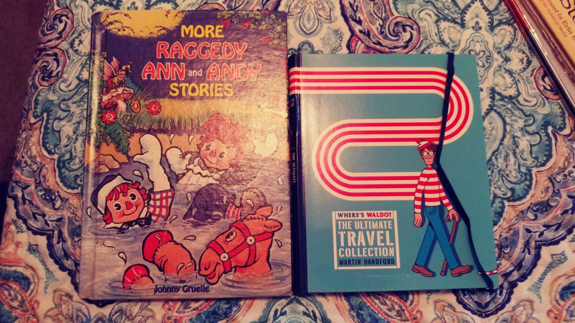 Books Where's Waldo Raggedy Ann and Andy