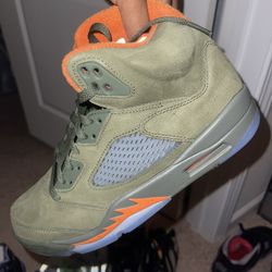 Jordan 5 Retro Olive Green