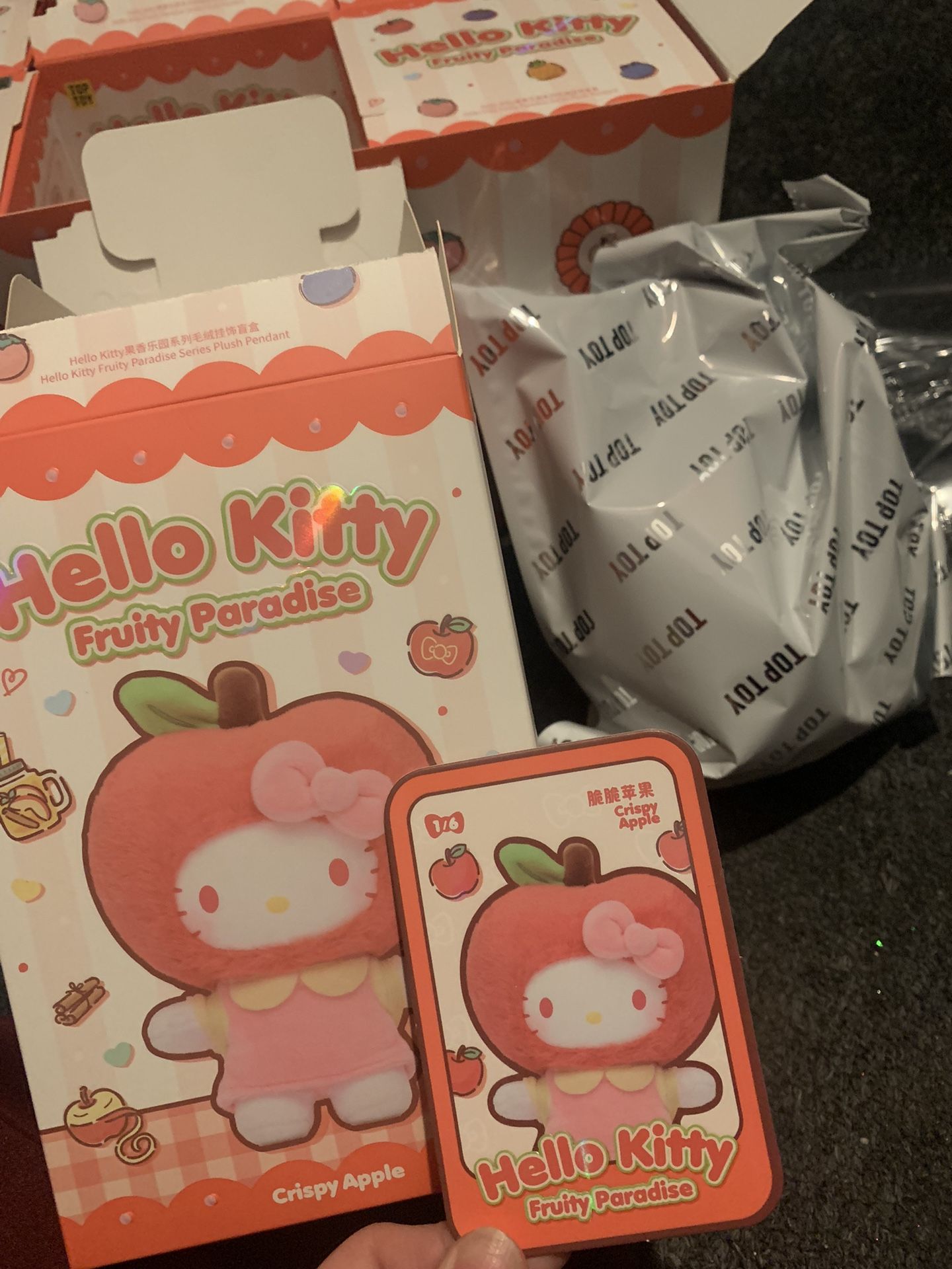 Apple Hello Kitty Plush Pendant