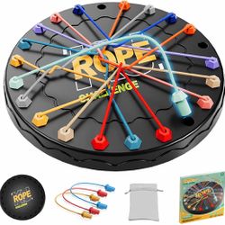 Rope Untangling Puzzle Game, Educational Strategy Board Game for Kids & Adults