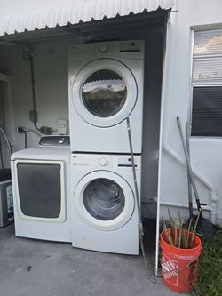 Washer and dryer