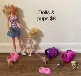Gently Used Dolls & Pups