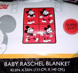 Baby Raschel Blanket Disney