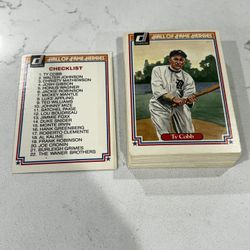 1983 Baseball Cards Full Collection Donruss Hall of Fame Heroes 44 Cards Lot Complete