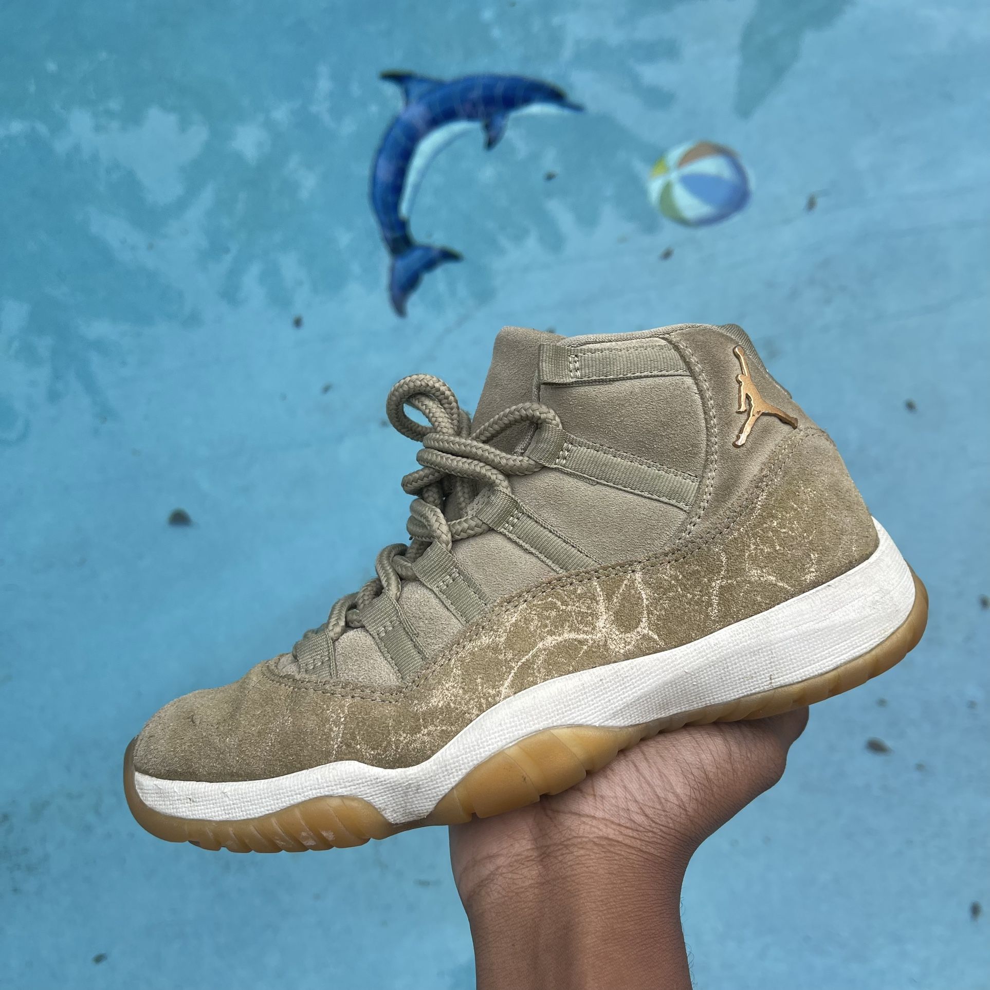 Air Jordan 11 Womens Neutral Olive - Main Image