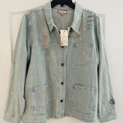 Johnny Was Denim Jacket 